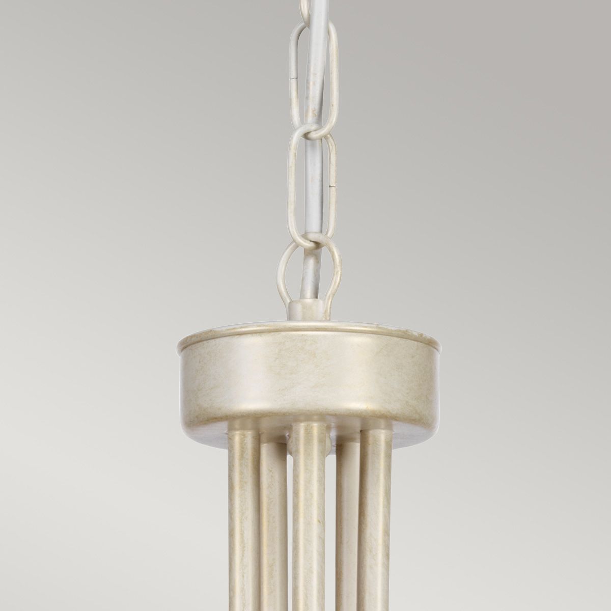 Kronleuchter Olivia mit 5 Lichtern, Elfenbein/Goldpatina - Elsteadlighting - OV5 - IVORY - GOLD