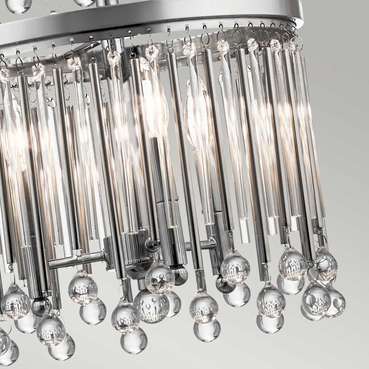 Kronleuchter/Pendelleuchte „Piper“, 18 Lichter, poliertes Chrom - Elsteadlighting - KL - PIPER - 18P - PC