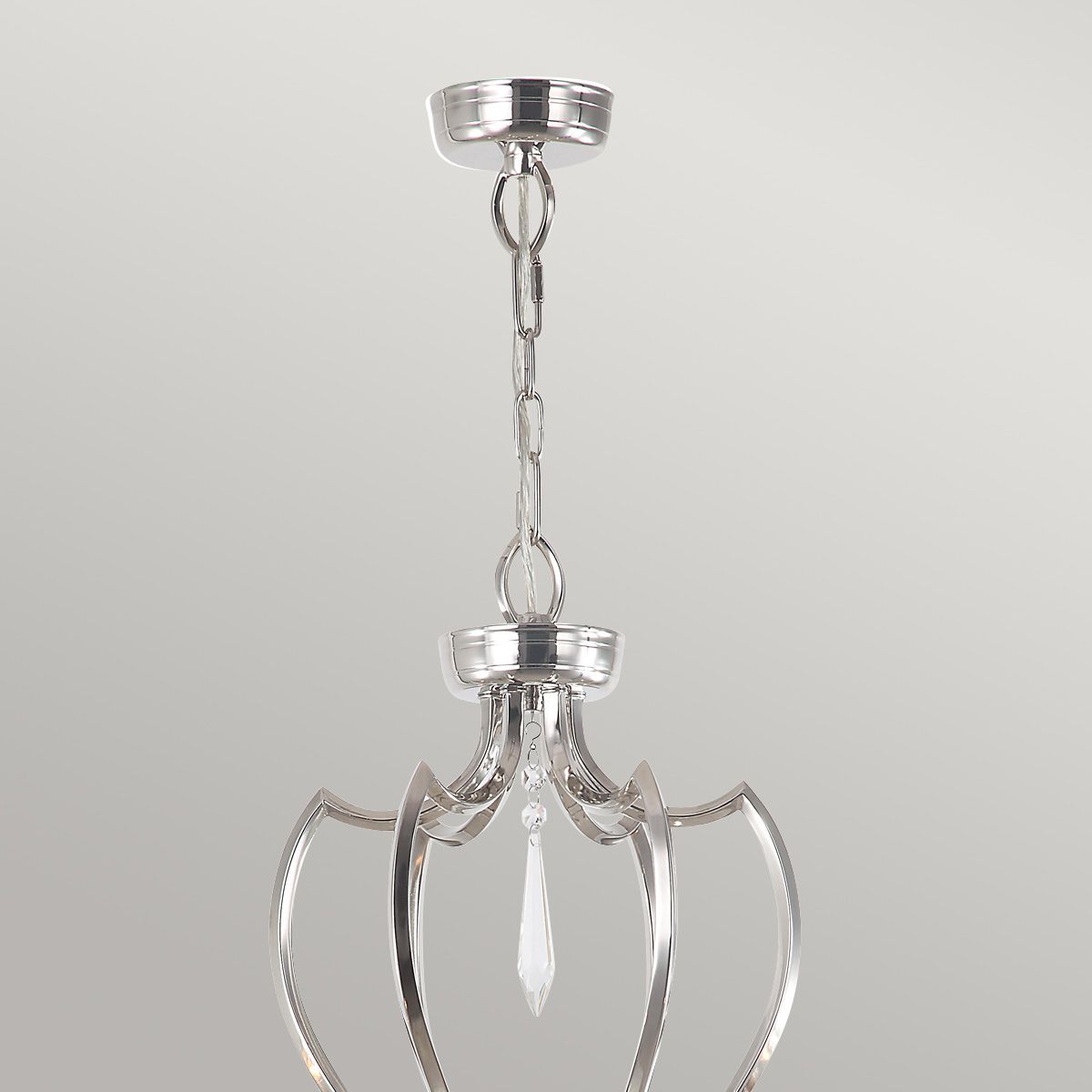 Kronleuchter Pimlico mit 6 Lichtern, poliertes Nickel - Elsteadlighting - PM6 - PN