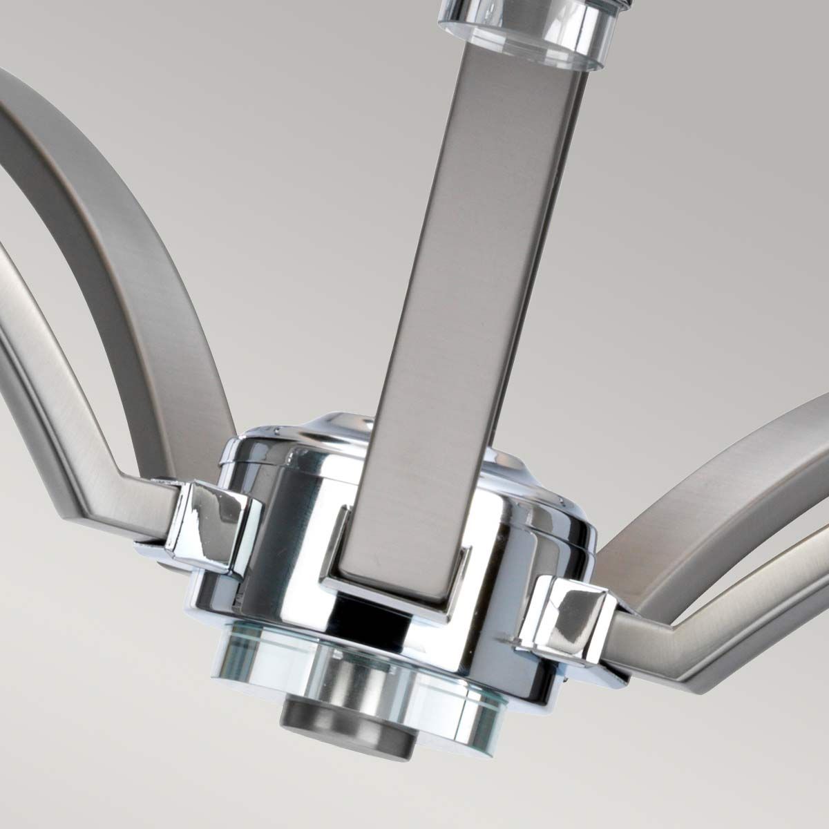 Kronleuchter Prospect Park, 5 Lichter, Satin - Nickel mit Chrom - Elsteadlighting - FE - PROSPECT - PARK5