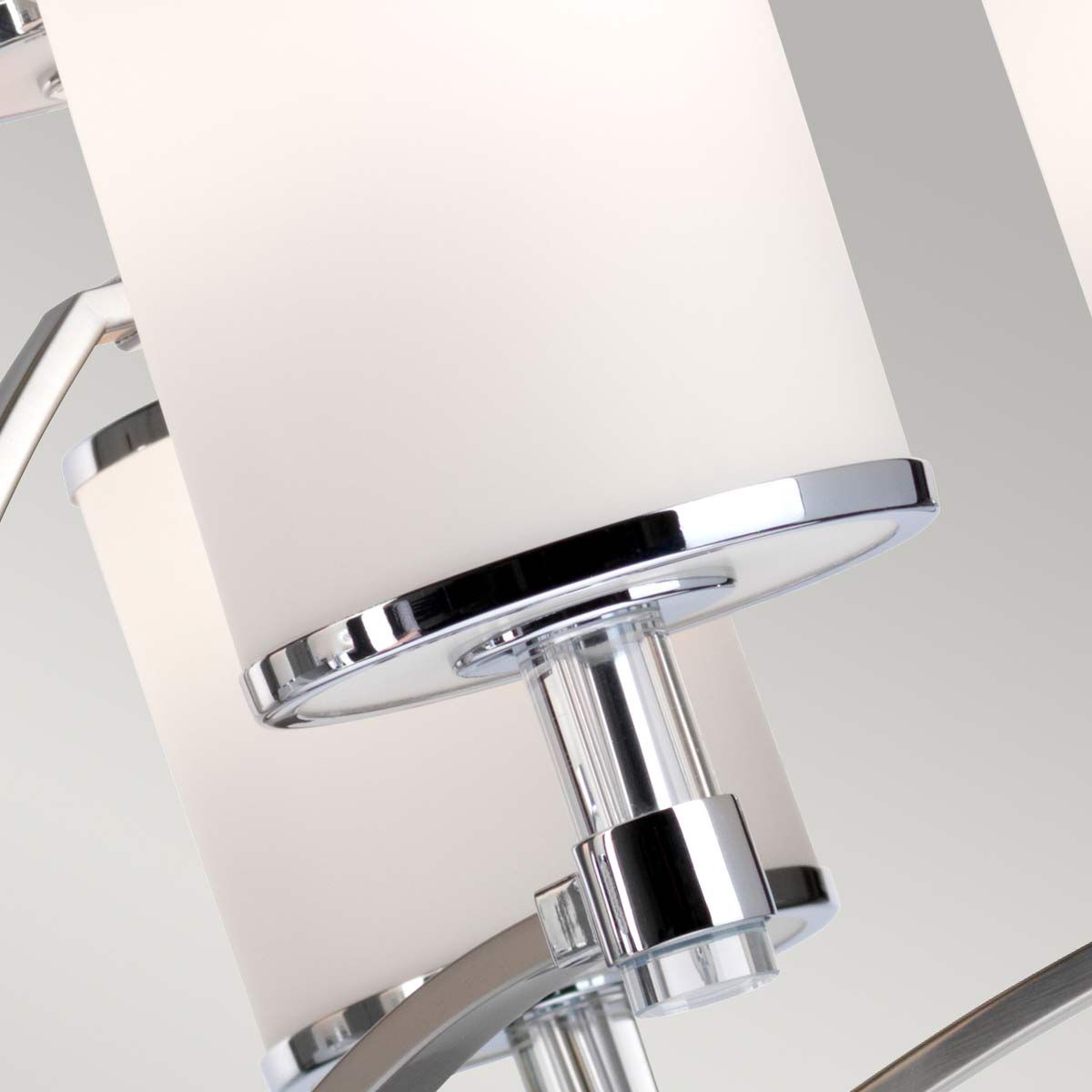 Kronleuchter Prospect Park mit 9 Lichtern, Satin - Nickel mit Chrom - Elsteadlighting - FE - PROSPECT - PARK9