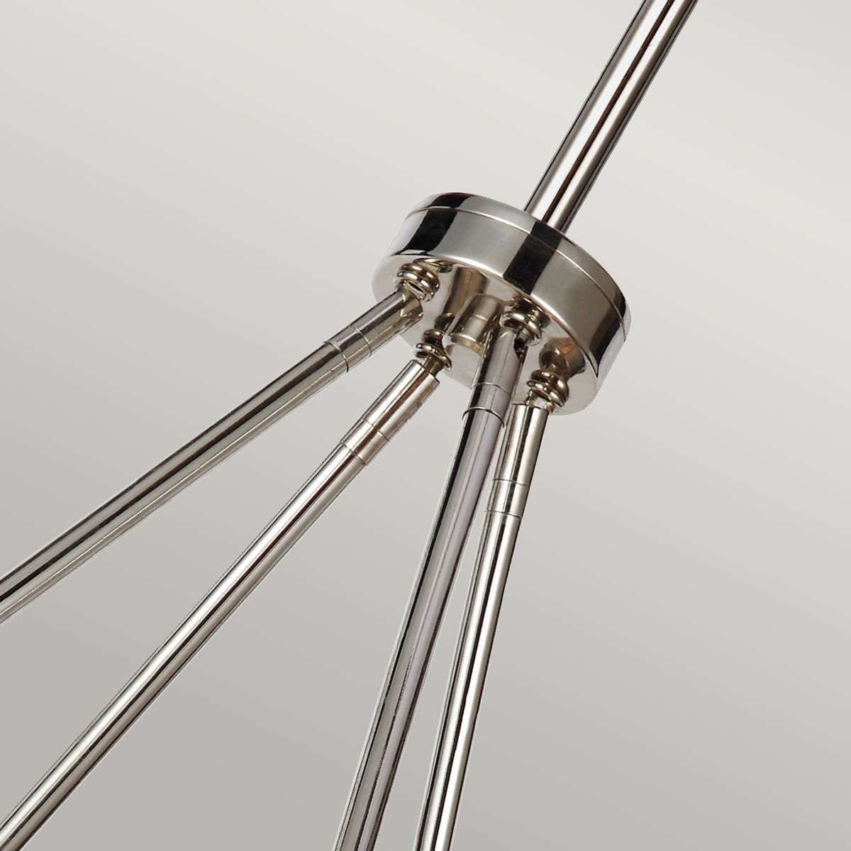 Kronleuchter „Rubin“ mit 4 Lichtern, poliertes Nickel - Elsteadlighting - FE - RUBIN4