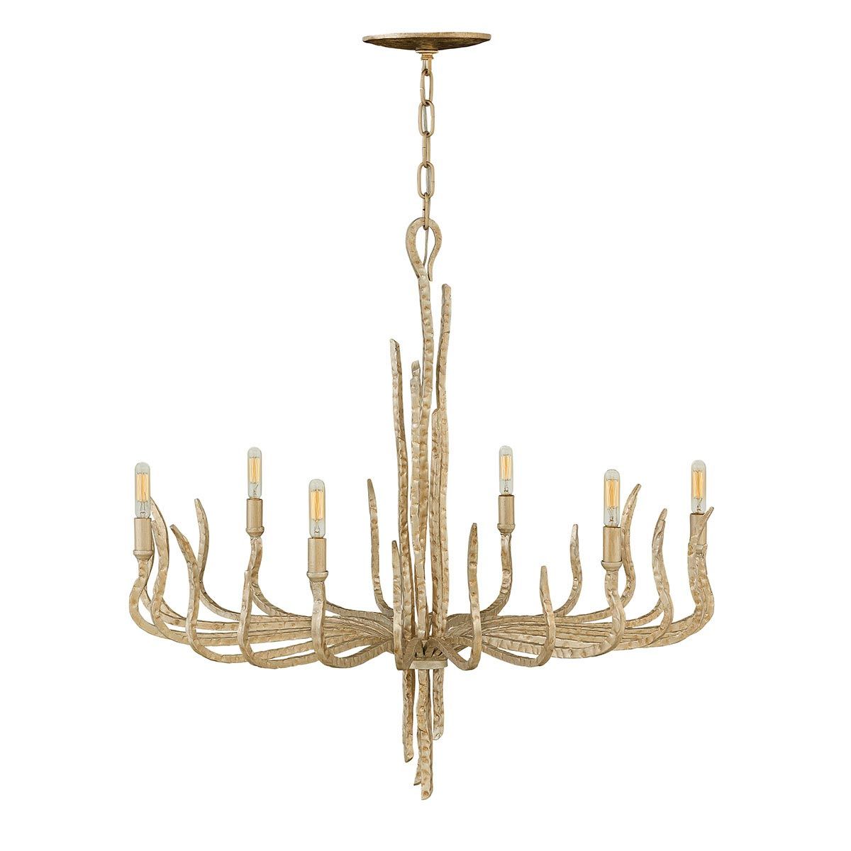 Kronleuchter Spyre mit 6 Lichtern, Champagner - Gold - Elsteadlighting - HK - SPYRE6C - CPG