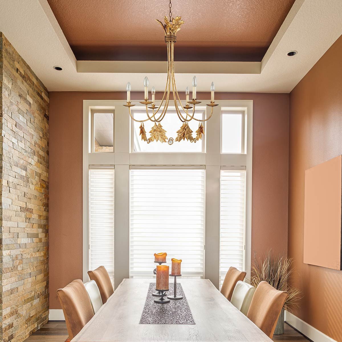 Kronleuchter Sweet Olive mit 6 Lichtern, vergoldetes Gold - Elsteadlighting - leuchtengrosshandel24