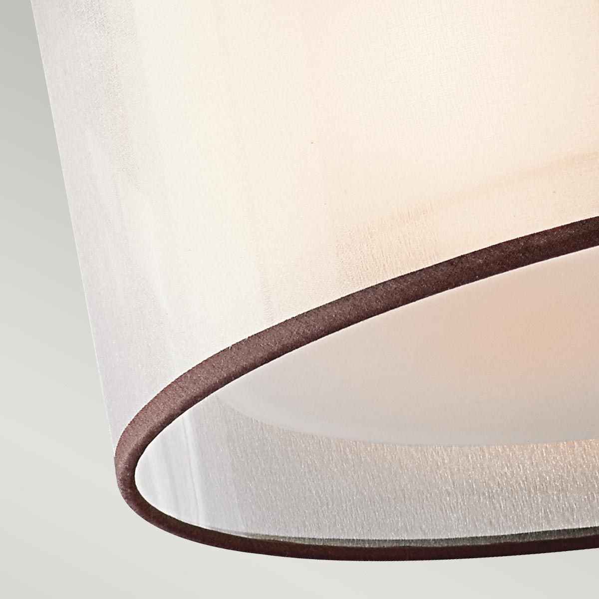 Lacey 3-flammige kleine Deckenleuchte mit Halbeinbau - Mission Bronze - Elsteadlighting - leuchtengrosshandel24