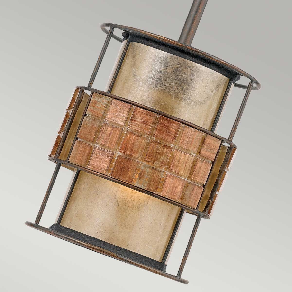 Laguna 1-flammige Mini-Pendelleuchte - Renaissance-Kupfer - Elsteadlighting - leuchtengrosshandel24