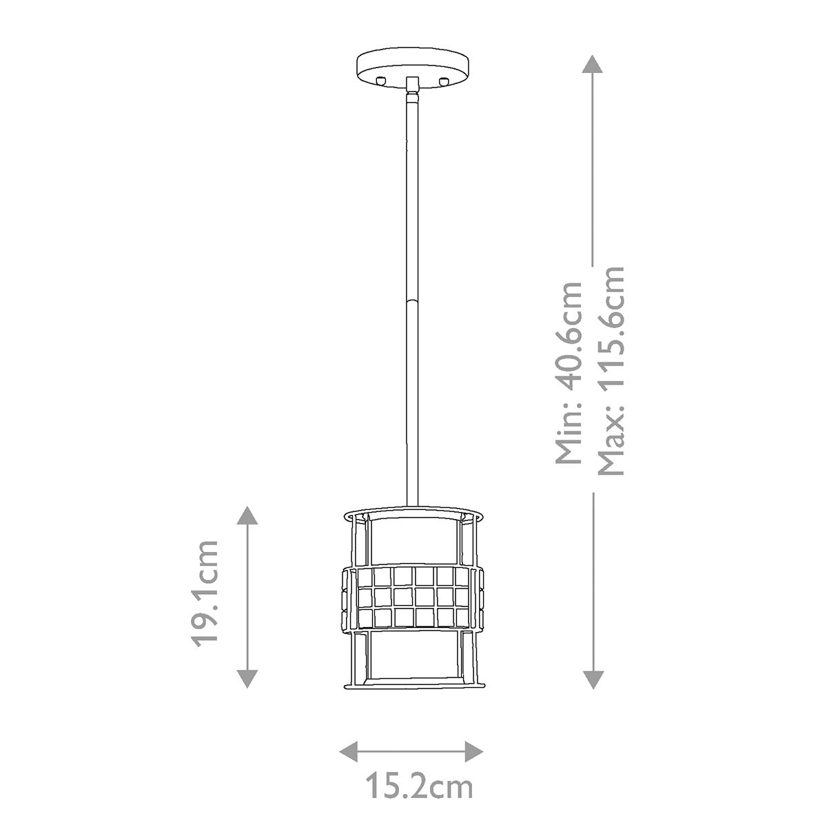 Laguna 1-flammige Mini-Pendelleuchte - Renaissance-Kupfer - Elsteadlighting - leuchtengrosshandel24