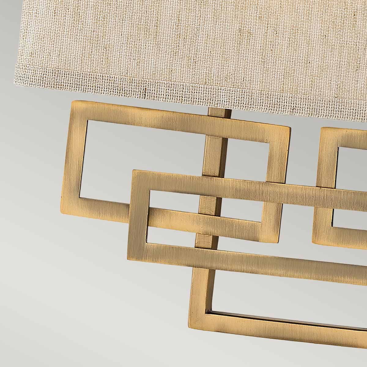Lanza 2-flammige Wandleuchte - Gebürstete Bronze - Elsteadlighting - leuchtengrosshandel24