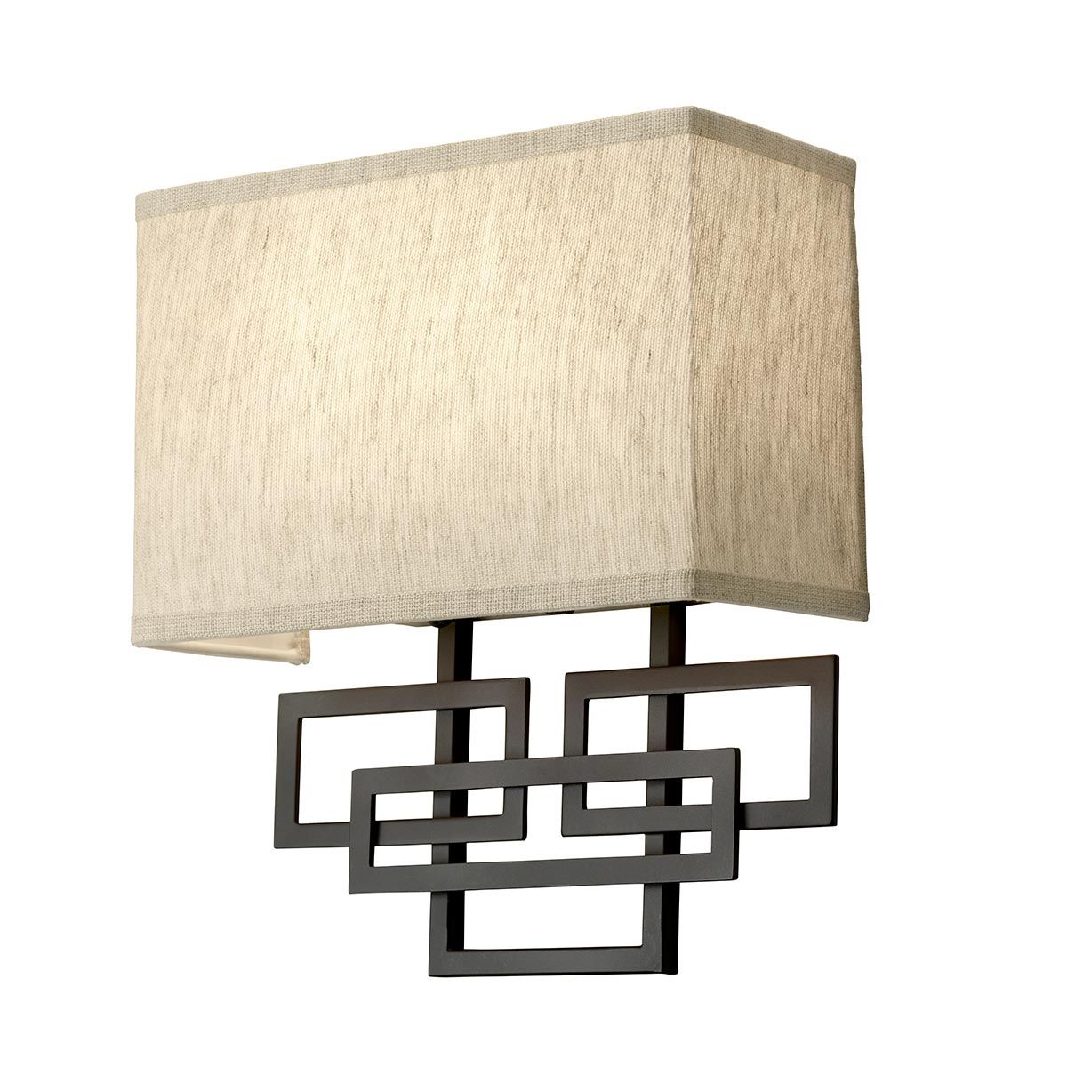 Lanza 2-flammige Wandleuchte - Ölgeriebene Bronze - Elsteadlighting - leuchtengrosshandel24