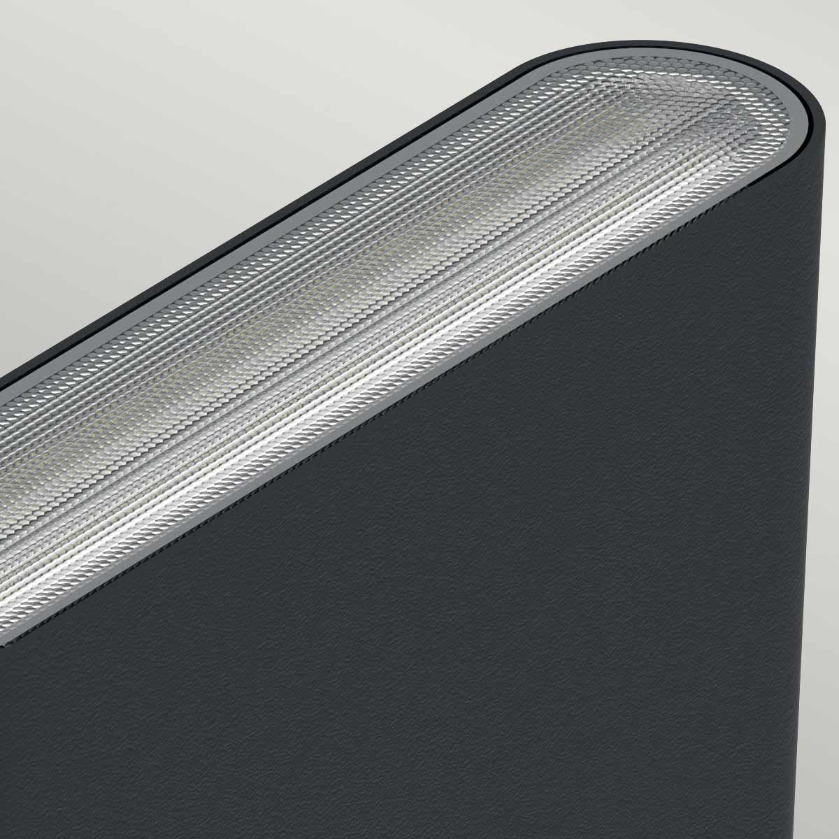 LED - Wandleuchte Jens - Schwarz, Aluminiumguss, Polycarbonatlinse - Elsteadlighting - JENS - S - C3