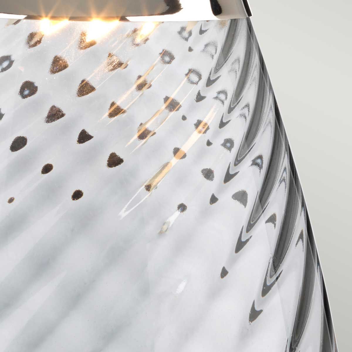 Lena 2-flammige große Tischlampe in Rauchgrau - Rauchgetöntes Glas / Schieferschirm - Elsteadlighting - leuchtengrosshandel24