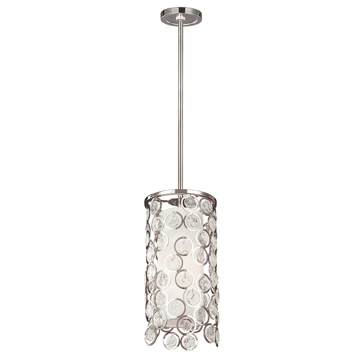 Lexi 1-flammige Mini-Pendelleuchte - Poliertes Nickel - Elsteadlighting - leuchtengrosshandel24