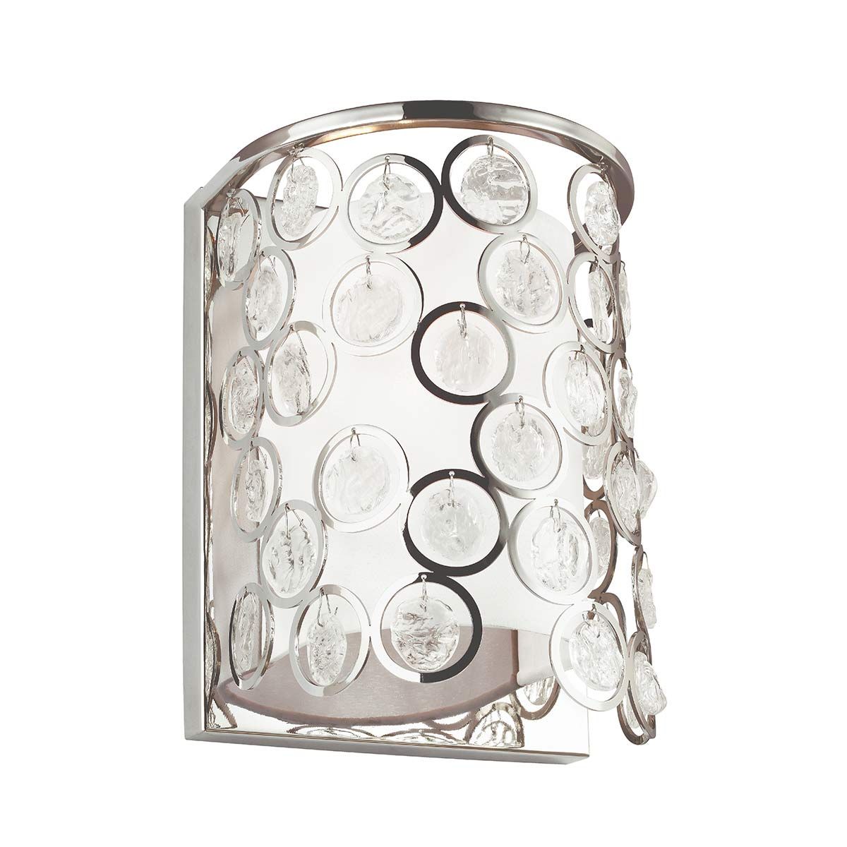 Lexi 1-flammige Wandleuchte - Poliertes Nickel - Elsteadlighting - leuchtengrosshandel24