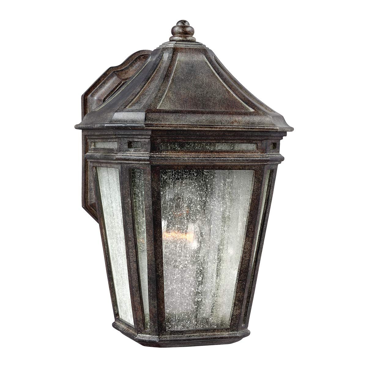 Londontowne 1 - flammige Wandlaterne - Verwitterte Kastanie - Elsteadlighting - FE - LONDONTOWNE