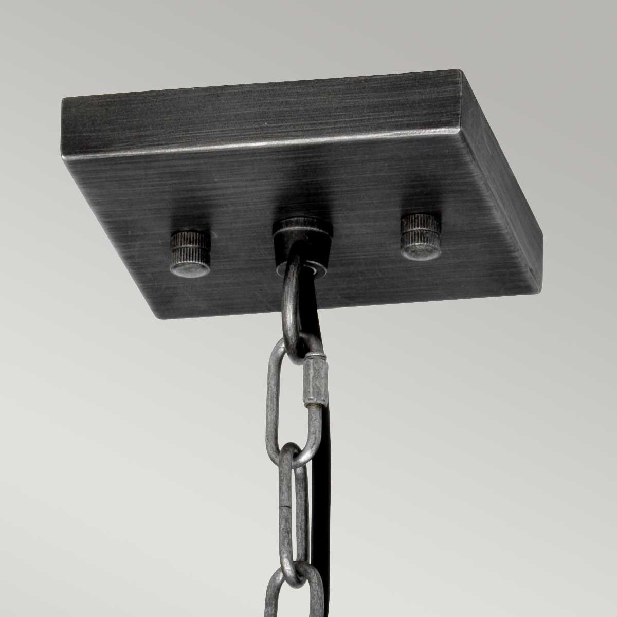 Louvre Pendelleuchte mit 1 Licht, lackiertes Rotguss - Elsteadlighting - leuchtengrosshandel24