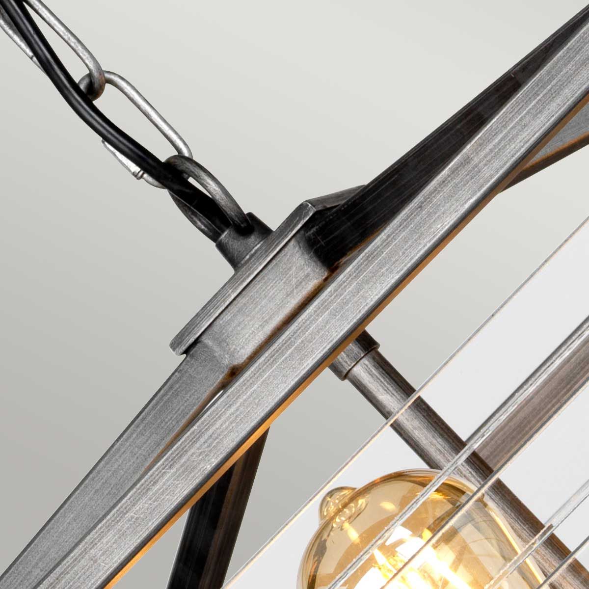 Louvre Pendelleuchte mit 6 Lichtern, lackiertes Rotguss - Elsteadlighting - leuchtengrosshandel24