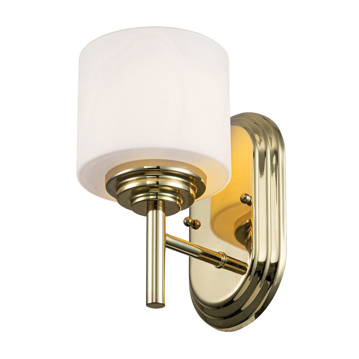 Malibu 1-flammige Wandleuchte - Poliertes Messing - Elsteadlighting - leuchtengrosshandel24