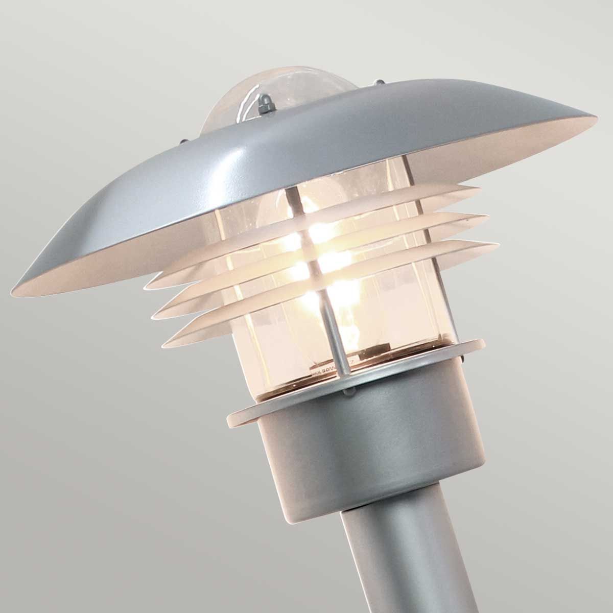 Malmo 1 - flammiger Poller - 304 Edelstahl/Silber - Elsteadlighting - MALMO - B