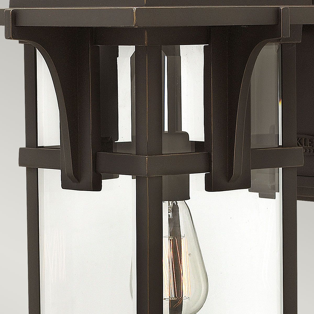 Manhattan 1 - flammige große Wandlaterne - geölte Bronze - Elsteadlighting - HK - MANHATTAN2 - L
