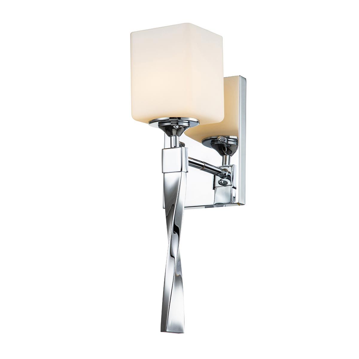 Marette 1-flammige Wandleuchte - Poliertes Chrom - Elsteadlighting - leuchtengrosshandel24
