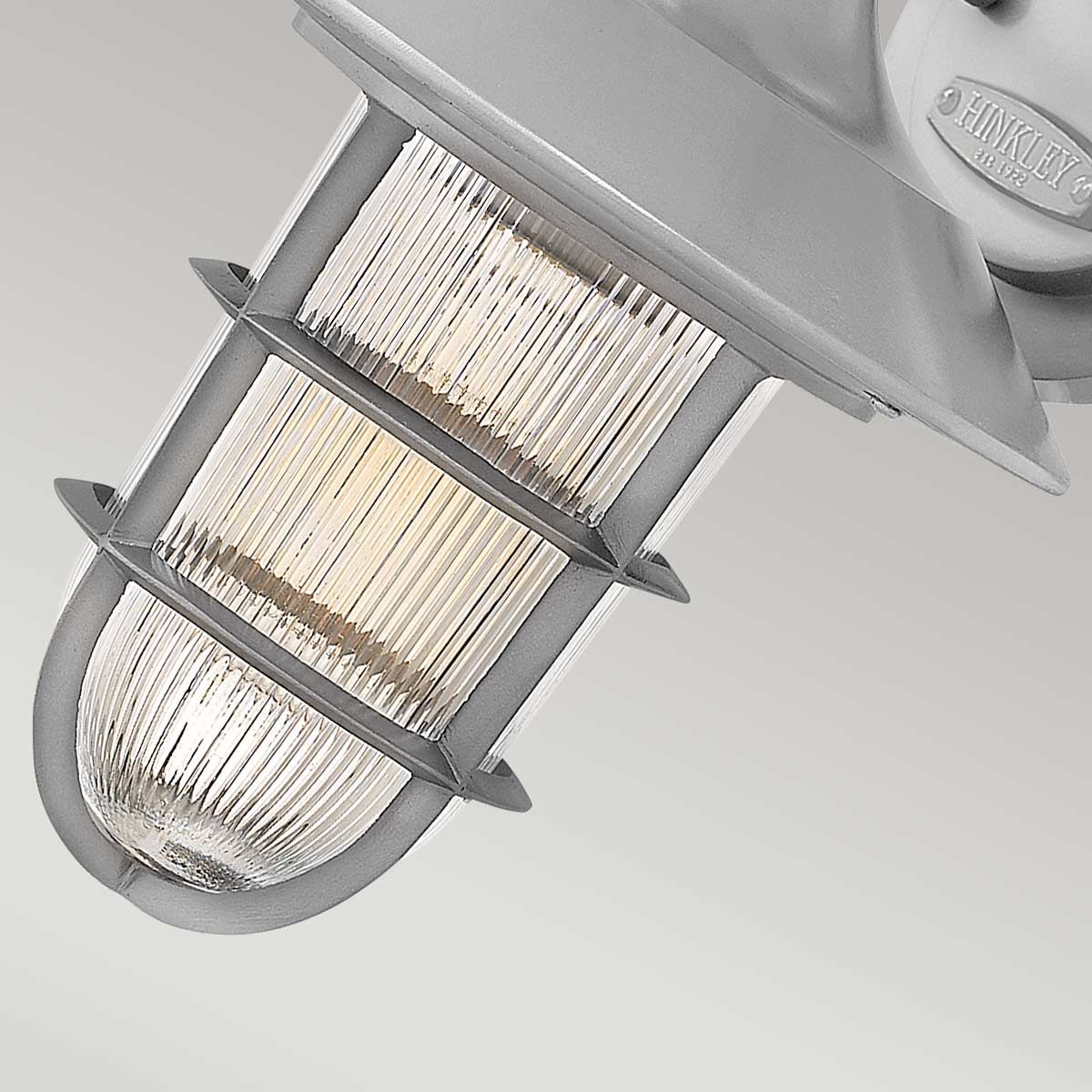 Marina 1 - flammige kleine Wandlaterne - Silber - Elsteadlighting - HK - MARINA2 - S