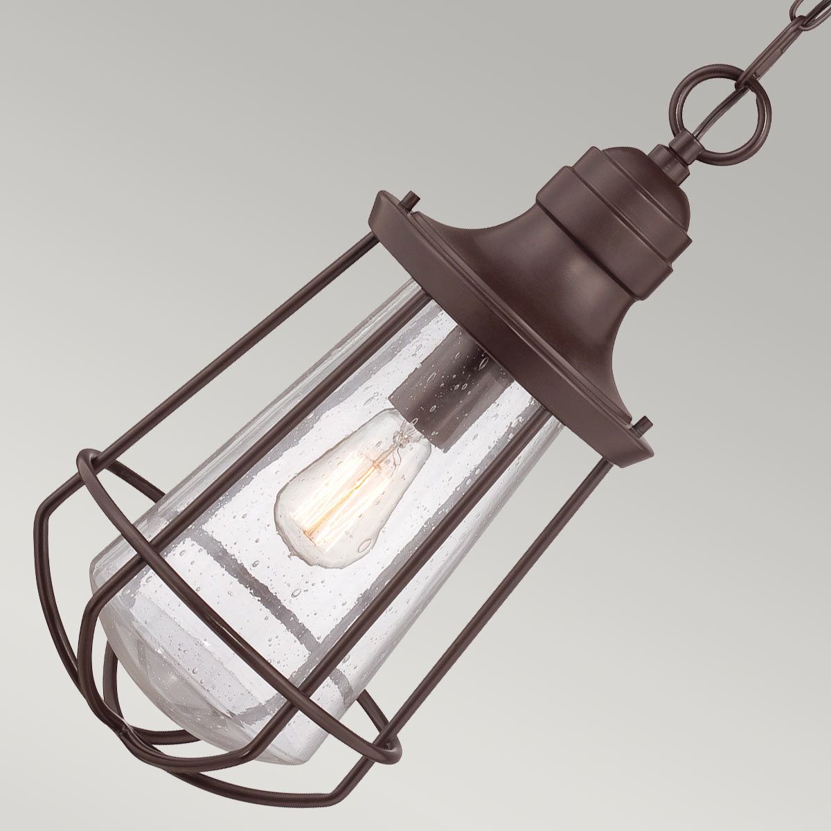 Marine 1 - flammige große Kettenlaterne - Western Bronze - Elsteadlighting - QZ - MARINE8 - L