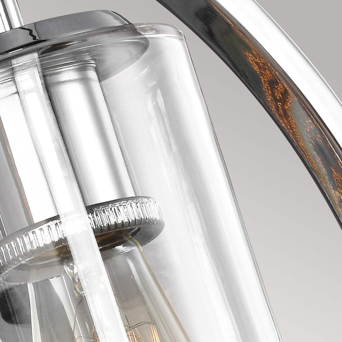 Marlena 1-flammige Wandleuchte - Poliertes Chrom - Elsteadlighting - leuchtengrosshandel24