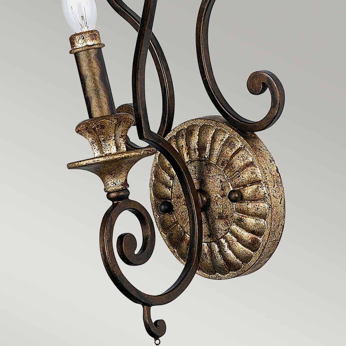 Marquette 1-flammige Wandleuchte - Erbstück - Elsteadlighting - leuchtengrosshandel24