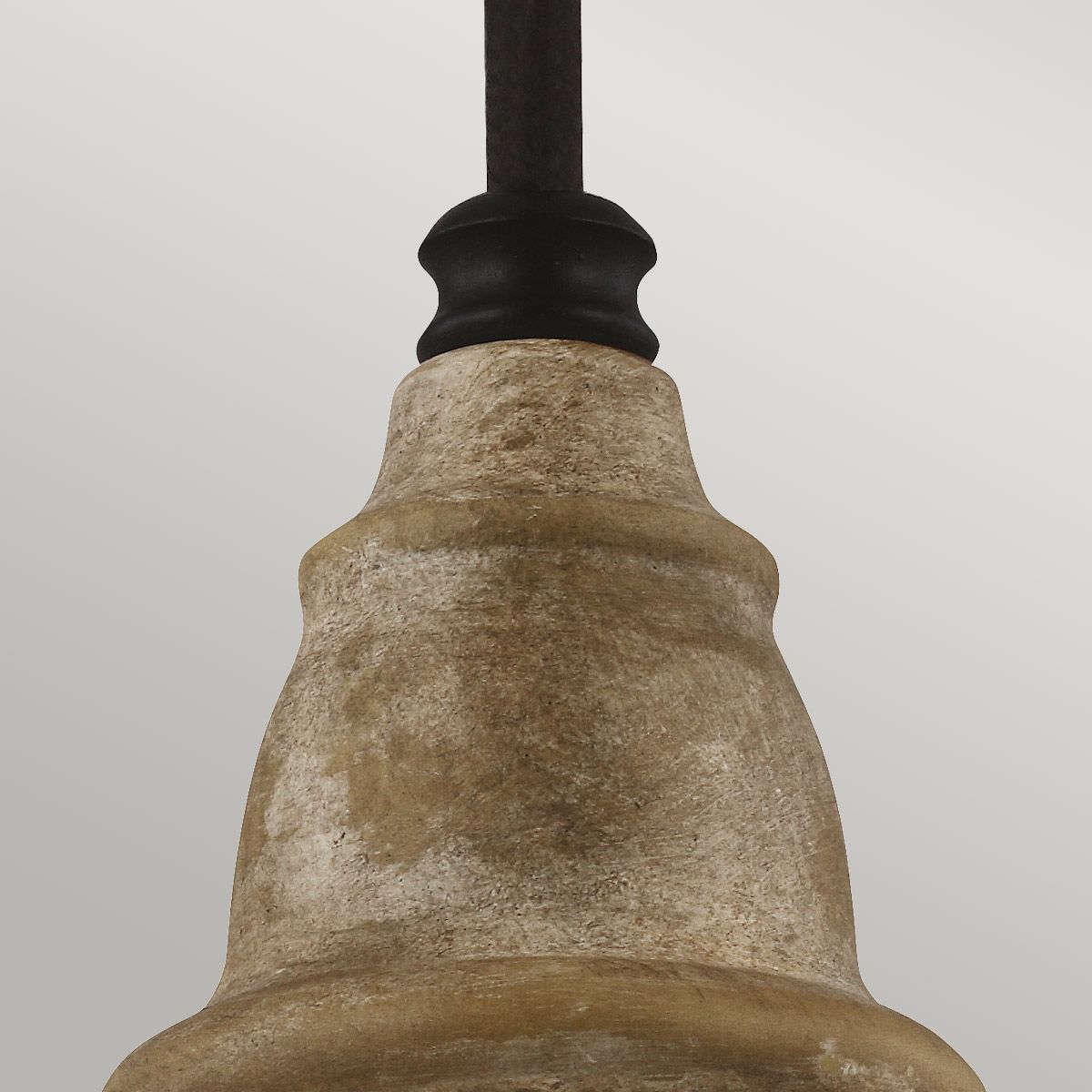 Matrimonio 1-flammige Mini-Pendelleuchte - Treibholz / dunkles verwittertes Zink - Elsteadlighting - leuchtengrosshandel24
