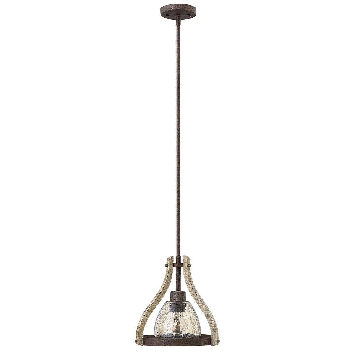 Middlefield 1-flammige Mini-Pendelleuchte - Eisenrost - Elsteadlighting - leuchtengrosshandel24