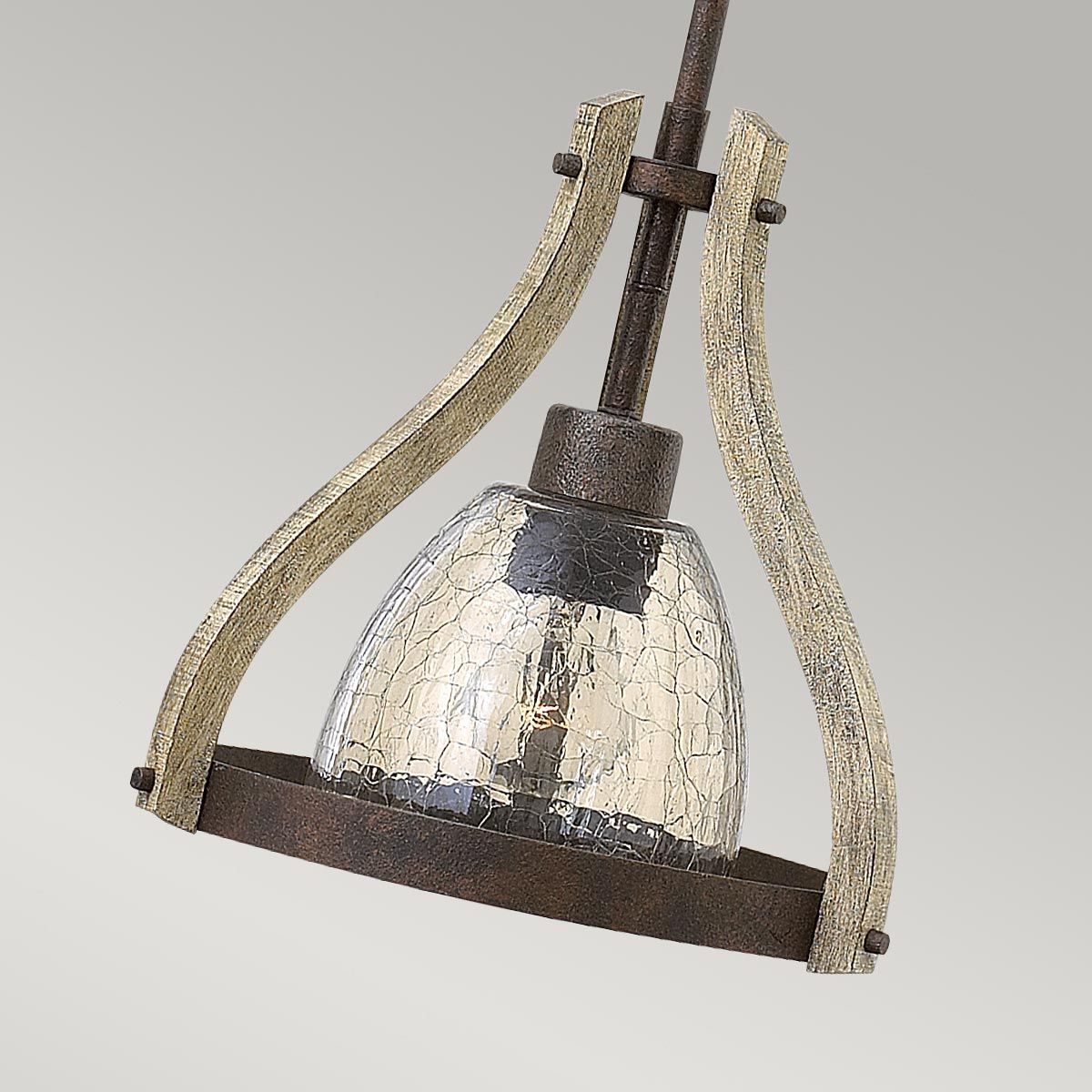 Middlefield 1-flammige Mini-Pendelleuchte - Eisenrost - Elsteadlighting - leuchtengrosshandel24