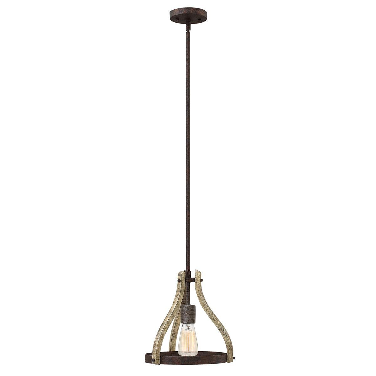 Middlefield 1-flammige Mini-Pendelleuchte - Eisenrost - Elsteadlighting - leuchtengrosshandel24