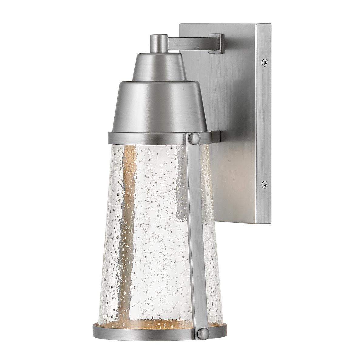 Miles 1 - flammige Wandlaterne, satiniertes Nickel lackiert - Elsteadlighting - HK - MILES - SI