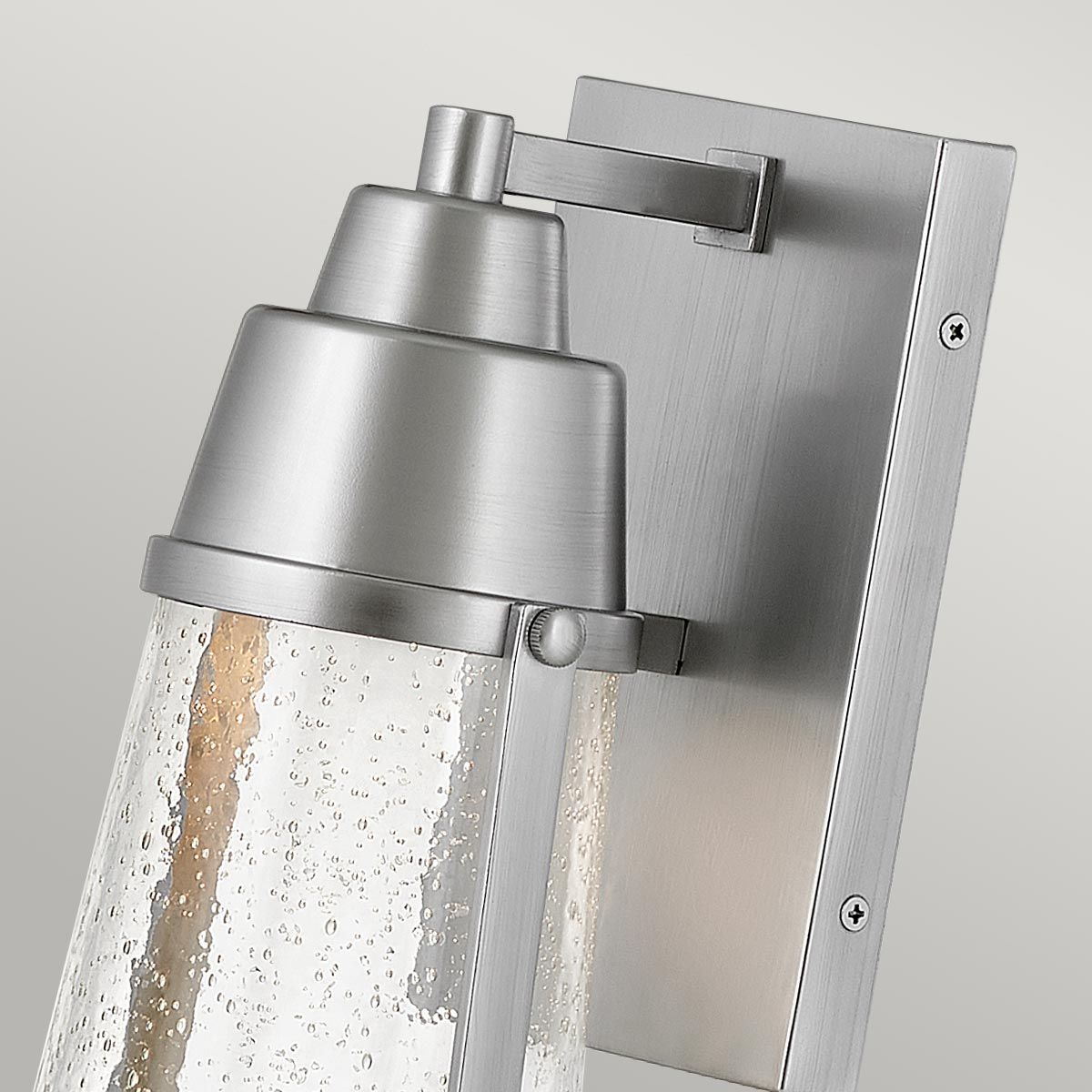 Miles 1 - flammige Wandlaterne, satiniertes Nickel lackiert - Elsteadlighting - HK - MILES - SI