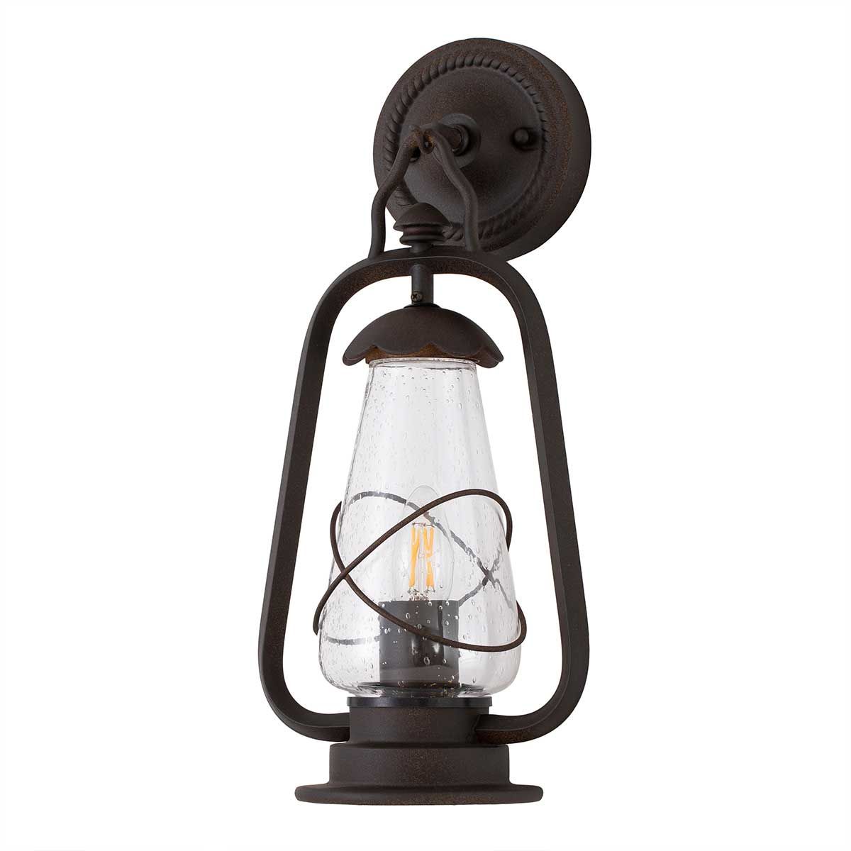 Miners 1 - flammige Wandlaterne - Alte Bronze - Elsteadlighting - MINERS - WALL
