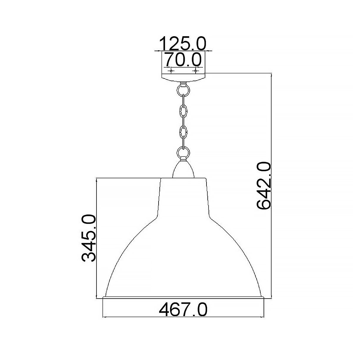 Missoula Pendelleuchte, 1-flammig, mittelgroß, Antikzinn - Elsteadlighting - leuchtengrosshandel24