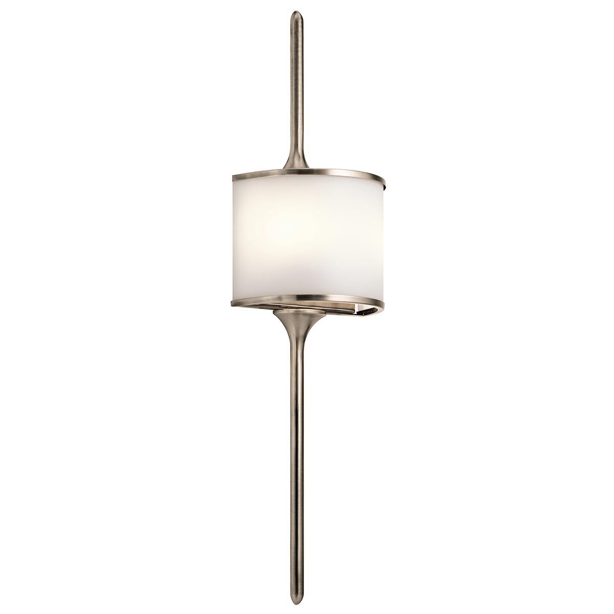 Mona 2-flammige große Wandleuchte - Klassisches Zinn - Elsteadlighting - leuchtengrosshandel24