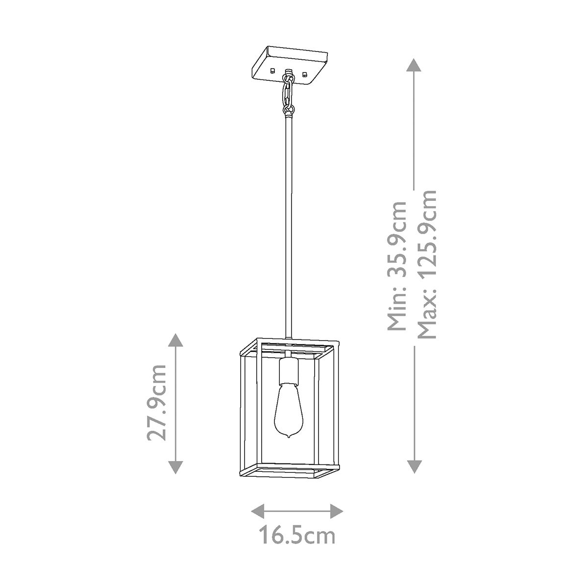 New Harbor 1-flammige Mini-Pendelleuchte - Western-Bronze - Elsteadlighting - leuchtengrosshandel24