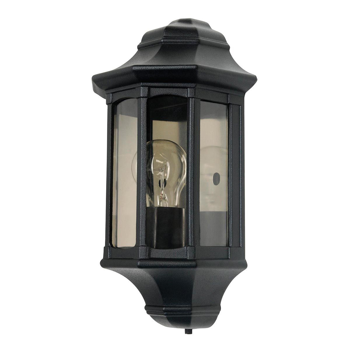 Newbury 1 - flammige Halblaterne - Schwarz - Elsteadlighting - GZH - NB7