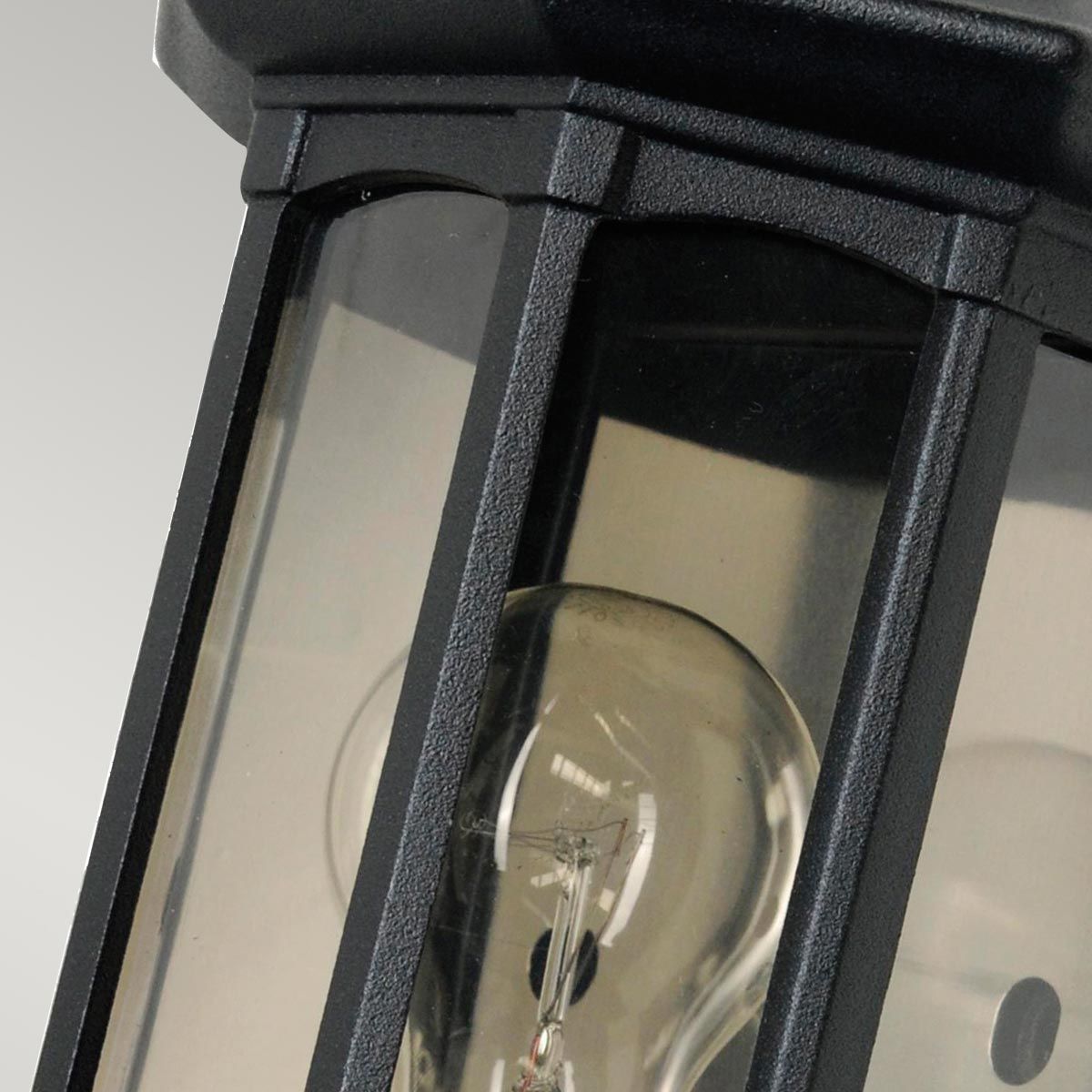 Newbury 1 - flammige Halblaterne - Schwarz - Elsteadlighting - GZH - NB7