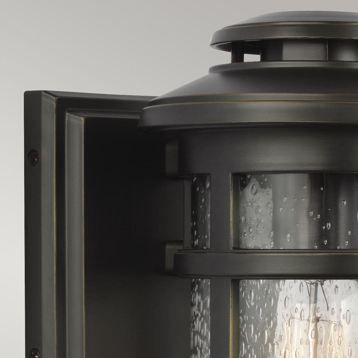 Newport 1 - flammige kleine Wandlaterne - Antikbronze - Elsteadlighting - FE - NEWPORT - S - ANBZ