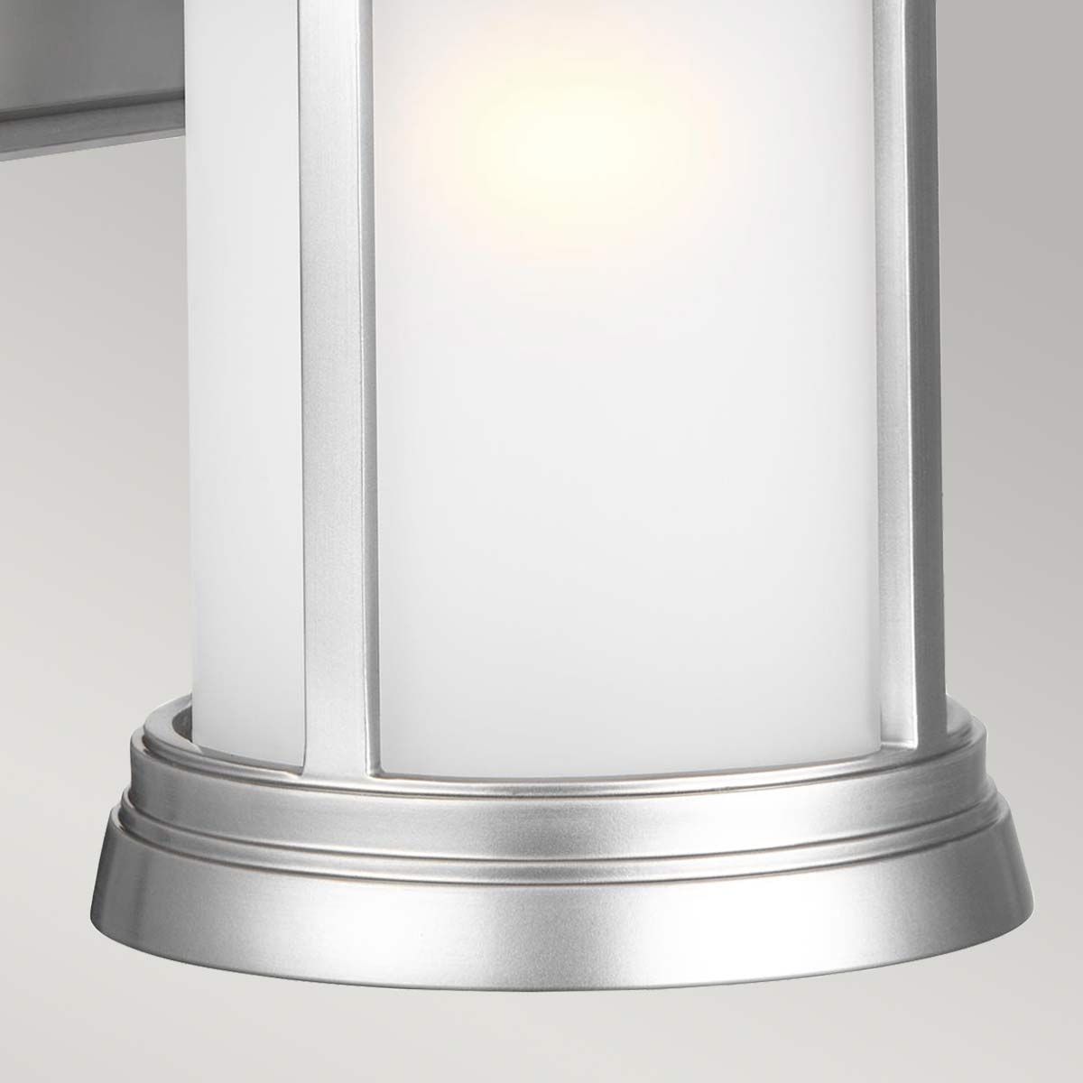Newport 1 - flammige mittelgroße Wandlaterne – lackierter gebürsteter Stahl - Elsteadlighting - FE - NEWPORT - M - PBS