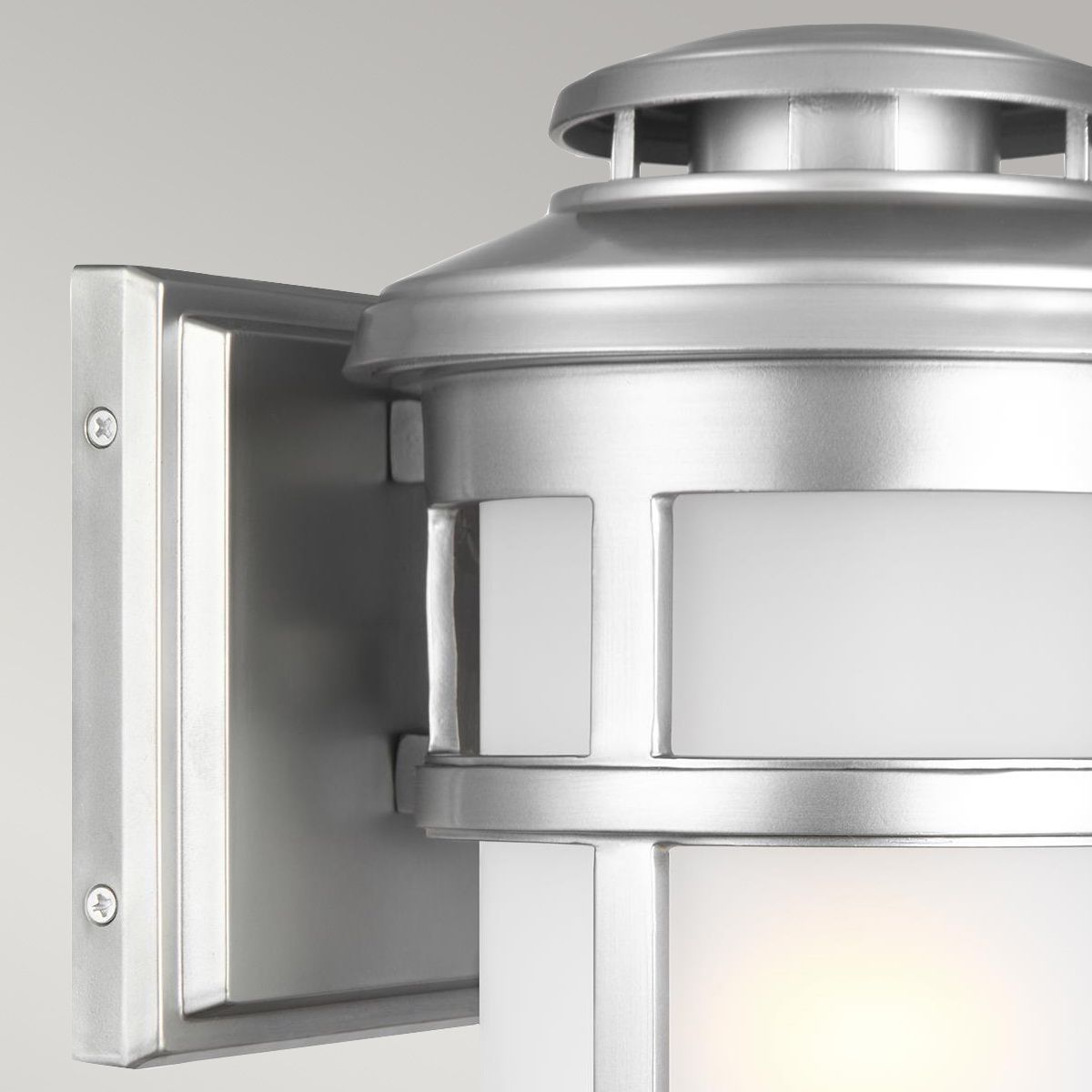 Newport 1 - flammige mittelgroße Wandlaterne – lackierter gebürsteter Stahl - Elsteadlighting - FE - NEWPORT - M - PBS