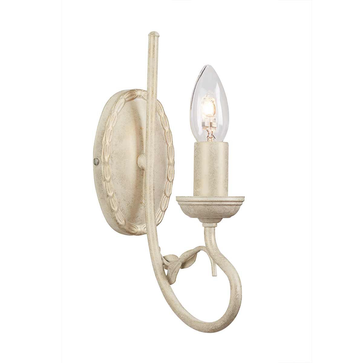 Olivia 1 - flammige Wandleuchte - Elfenbein/Goldpatina - Elsteadlighting - OV1 - IVORY - GOLD