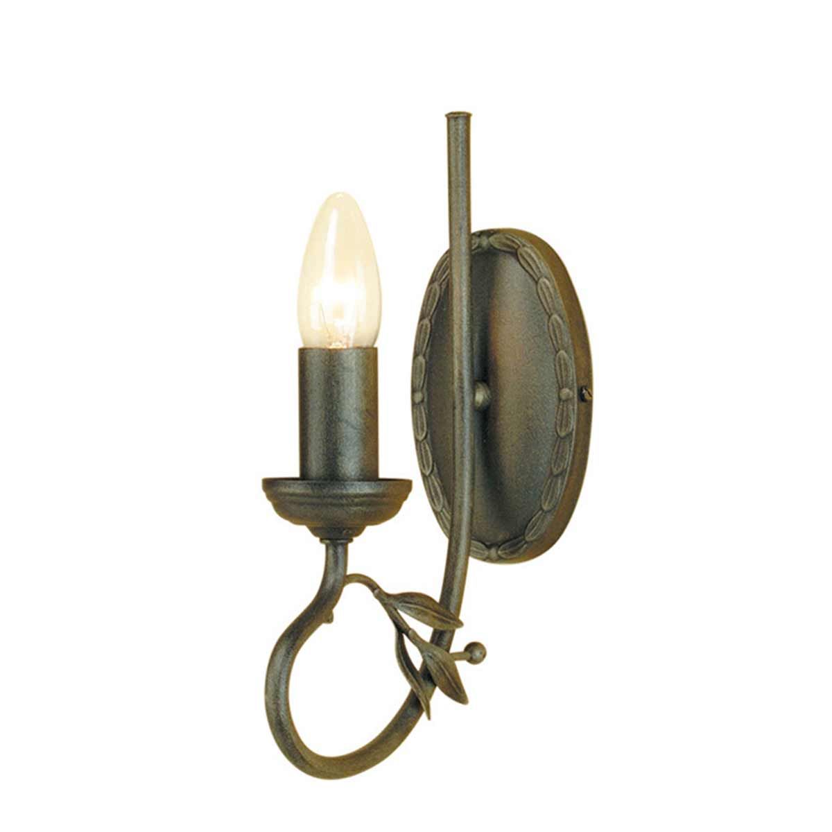 Olivia 1 - flammige Wandleuchte - Schwarz/Goldpatina - Elsteadlighting - OV1 - BLK - GOLD