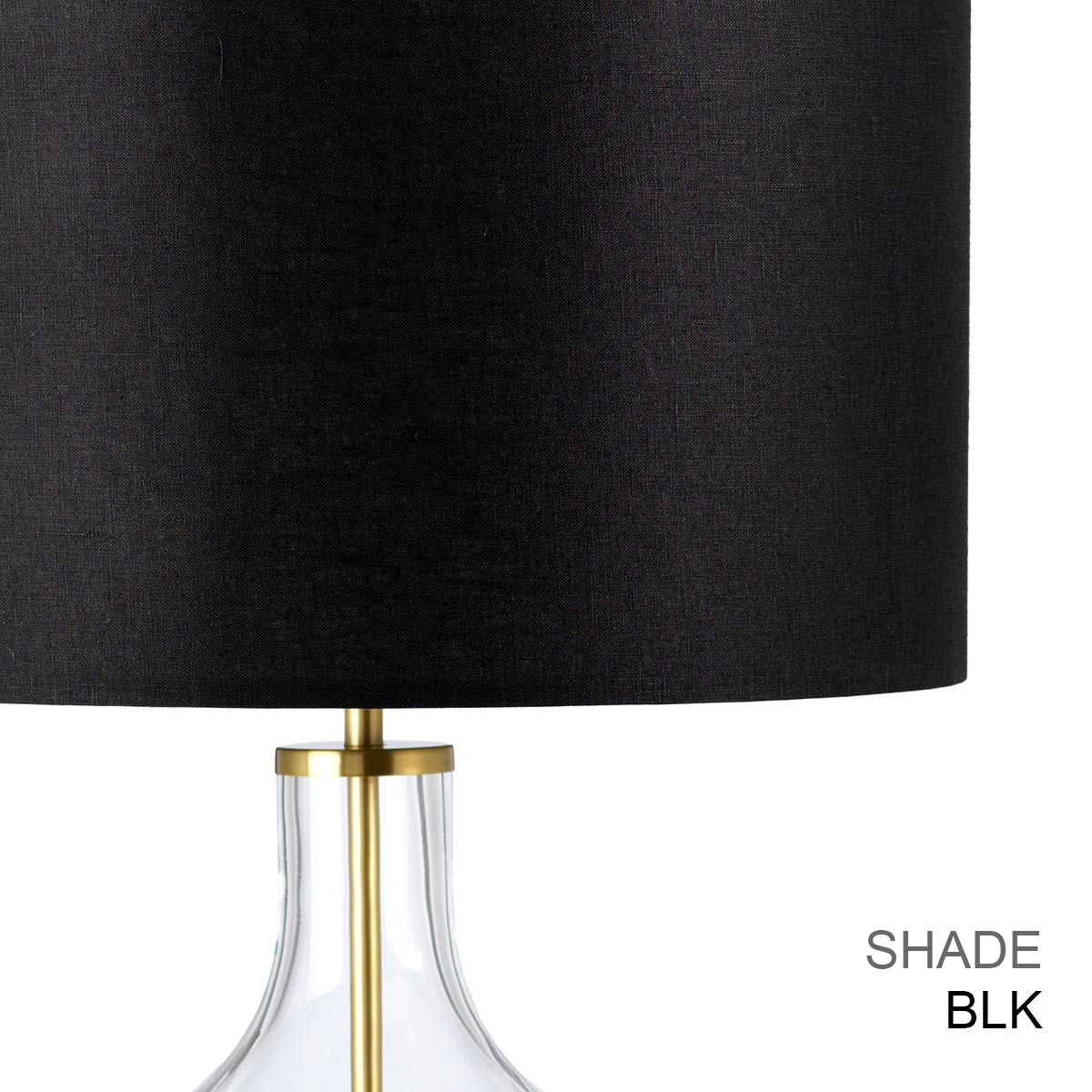 Orb 1 - flammige Tischlampe (komplett mit weißem Schirm) – gealtertes Messing mit weißem Schirm - Elsteadlighting - ORB - CLEAR - AB - WHT