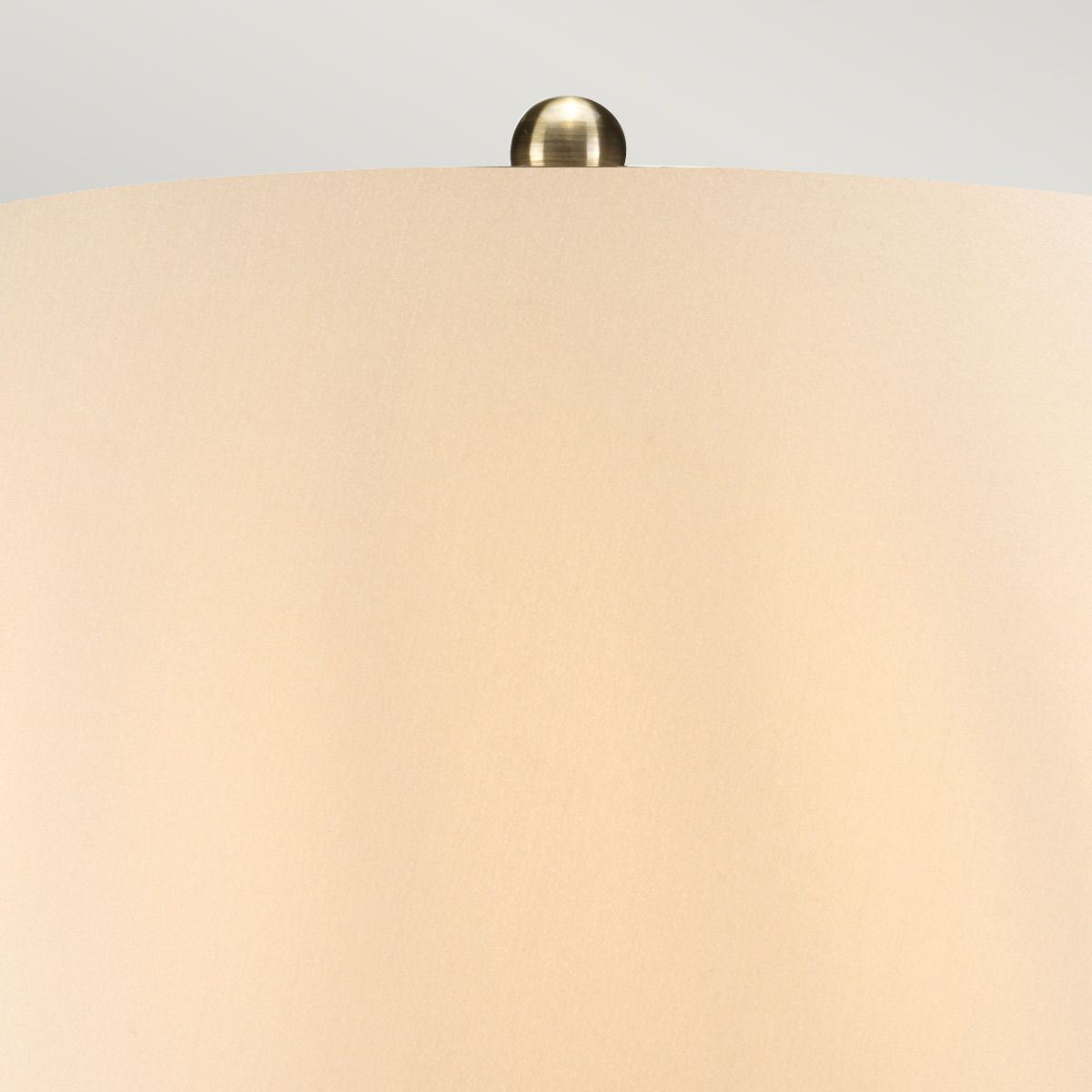 Ottoman 1 - flammige Tischlampe - Schirm in Elfenbein - Bronze Metallic, Schirm in Elfenbein - Elsteadlighting - OTTOMAN - TL - IV