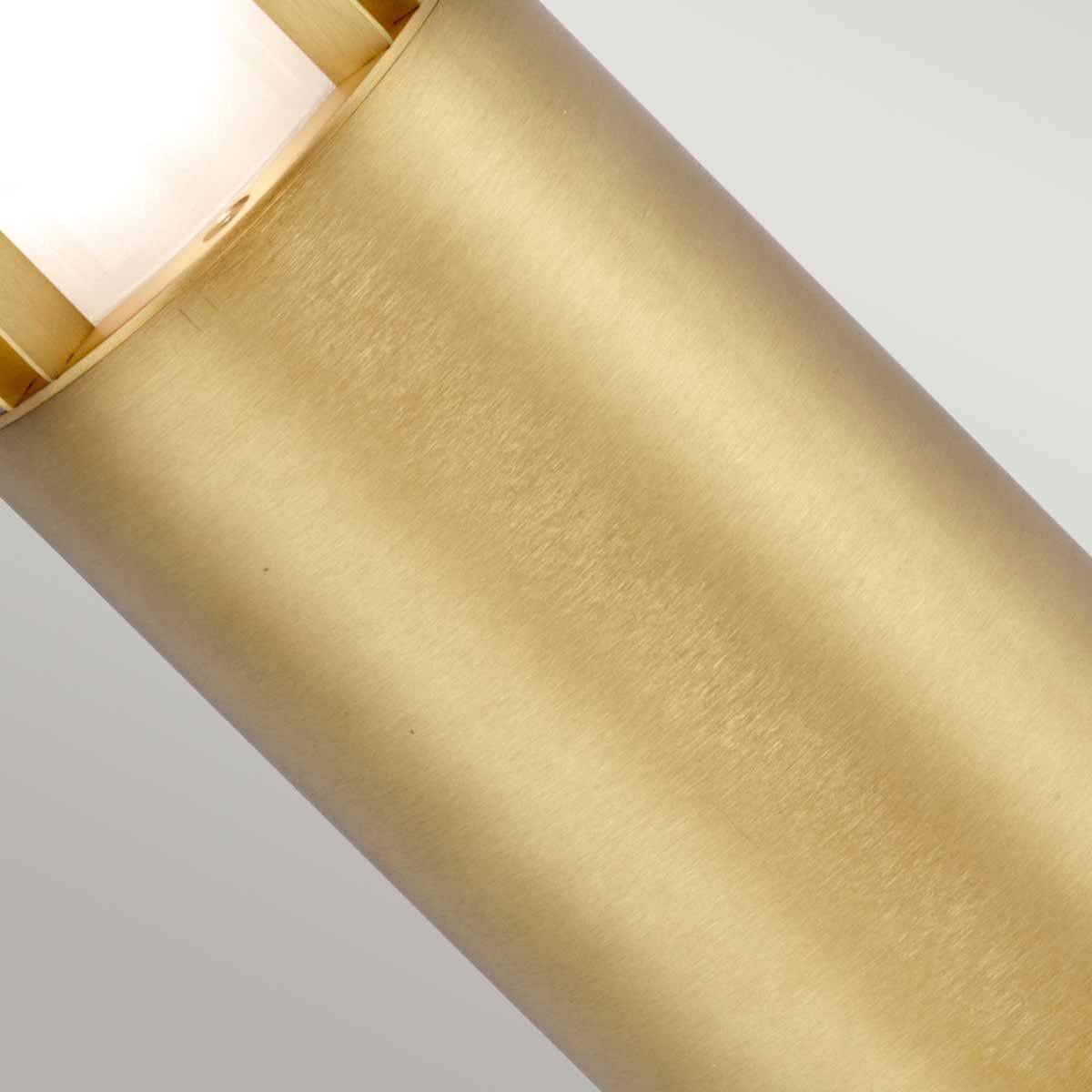 Paignton 1 - flammiger Mini - Poller - Gebürstetes Messing - Elsteadlighting - PAIGNTON - MB - BRASS