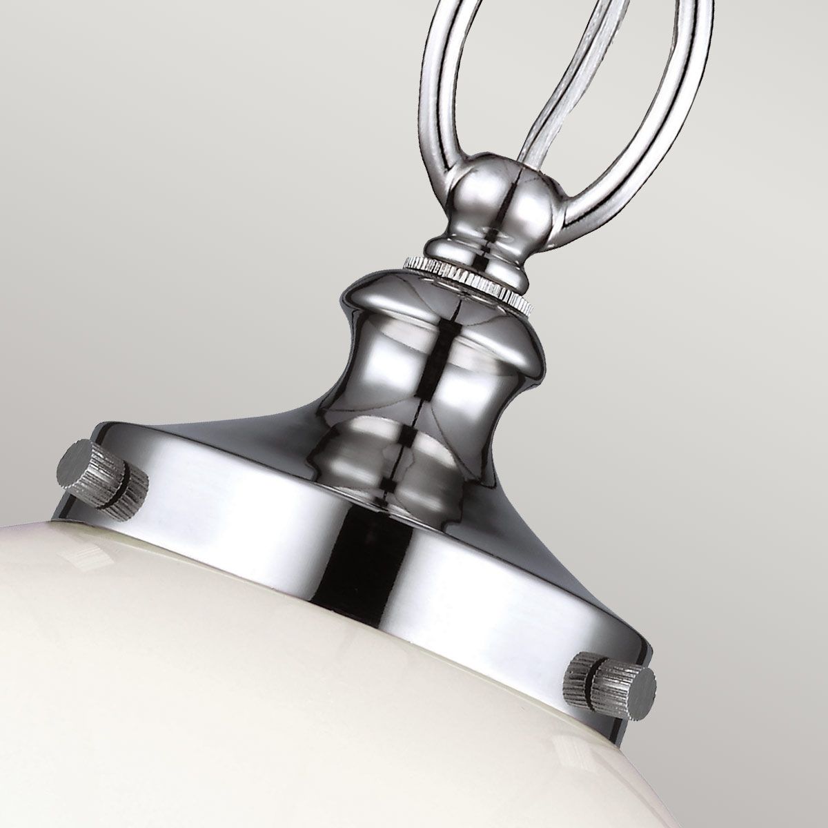 Parkman Pendelleuchte, klein, 1 - flammig, Nickel poliert - Elsteadlighting - FE - PARKMAN - PS - PN