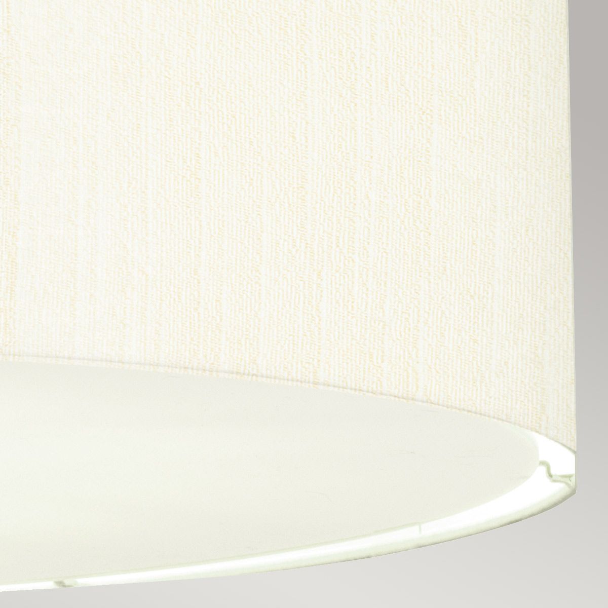 Pearce 22" Pendelleuchte mit Deckenplatte aus poliertem Chrom - Poliertes Chrom mit elfenbeinfarbenem Lampenschirm - Elsteadlighting - DL - PEARCE22 - 5LT - IV - PC